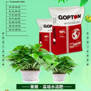 果顿肥料 大量元素水溶肥 适合多种土壤使用